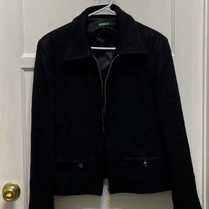 Vintage United Colors of Benetton Black Jacket